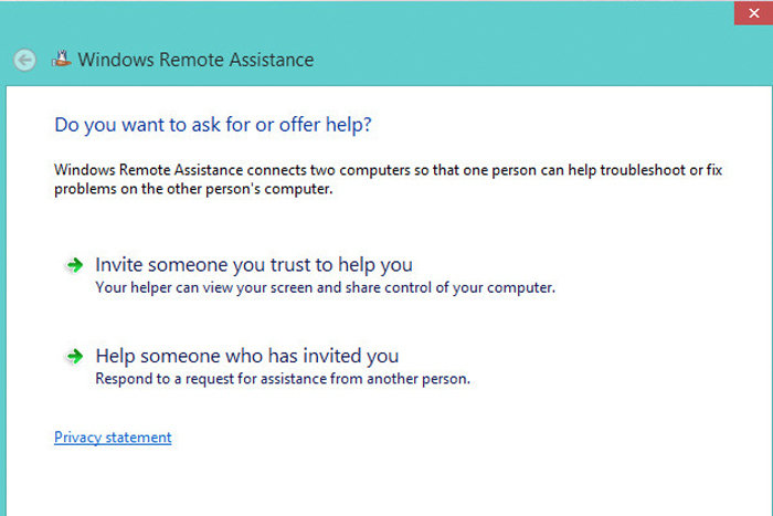 screen share remote assistance